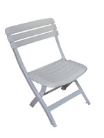Ficha técnica e caractérísticas do produto Cadeira Dobrável Plástica Ripada Branca - Antares