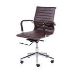 Ficha técnica e caractérísticas do produto Cadeira Eames 3301 Baixa Café - Or Design