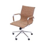 Ficha técnica e caractérísticas do produto Cadeira Eames 3301 Baixa Retrô Castanho Or Design