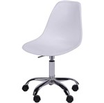 Ficha técnica e caractérísticas do produto Cadeira Eames Angeles Branca PP com Rodízios OR Design 1102