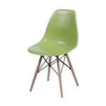 Ficha técnica e caractérísticas do produto Cadeira Eames Base de Madeira OR Design Verde
