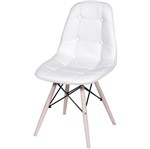 Ficha técnica e caractérísticas do produto Cadeira Eames Botone Branco Or Design