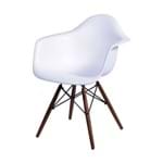 Ficha técnica e caractérísticas do produto Cadeira Eames com Braço Branca Branca