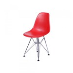 Ficha técnica e caractérísticas do produto Cadeira Eames Dkr Base Cromada - Vermelha - Or Design