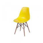 Ficha técnica e caractérísticas do produto Cadeira Eames Dkr Base Madeira - Amarela - Or Design