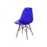 Ficha técnica e caractérísticas do produto Cadeira Eames Dkr Base Madeira - Azul - Or Design