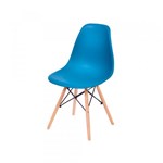 Ficha técnica e caractérísticas do produto Cadeira Eames Dkr Base Madeira - Azul Petroleo - Or Design