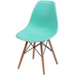 Ficha técnica e caractérísticas do produto Cadeira Eames DKR C/ Base de Madeira OR-1102B – Or Design - Verde Tifanny
