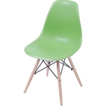 Ficha técnica e caractérísticas do produto Cadeira Eames DKR C/ Base de Madeira OR-1102B – Or Design - Verde