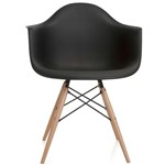 Ficha técnica e caractérísticas do produto Cadeira Eames Dkr Eiffel Wood com Braços Pw082 Pelegrin