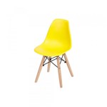 Ficha técnica e caractérísticas do produto Cadeira Eames Dkr Infantil Base Madeira - Amarela - Or Design