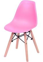 Ficha técnica e caractérísticas do produto Cadeira Eames Dkr Infantil Base Madeira OrDesign - Rosa - Dafiti