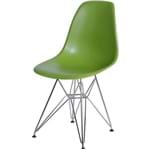Ficha técnica e caractérísticas do produto Cadeira Eames Dkr Or-1102 C/ Pés Cromados - Verde