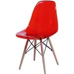 Ficha técnica e caractérísticas do produto Cadeira Eames Dkr Or-1101 C/ Pés de Madeira Or Design - Vermelho