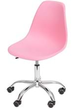 Ficha técnica e caractérísticas do produto Cadeira Eames DKR Rodízio OR Design Rosa