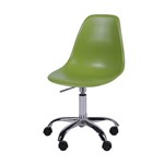 Ficha técnica e caractérísticas do produto Cadeira Eames DKR Rodízio Verde - Or Design