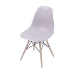 Ficha técnica e caractérísticas do produto Cadeira Eames Dkr Sala de Jantar 46x80,5x42cm Marrom Fendi