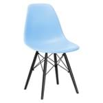 Ficha técnica e caractérísticas do produto Cadeira Eames Dsw - Azul Claro - Madeira Preta
