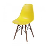 Ficha técnica e caractérísticas do produto Cadeira Eames DSW Base Escura Amarela - Or Design