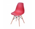 Ficha técnica e caractérísticas do produto Cadeira Eames DSW Base Madeira Assento Telha - Or Design