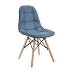 Ficha técnica e caractérísticas do produto Cadeira Eames DSW Linho Azul - AZUL ROYAL