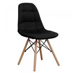 Ficha técnica e caractérísticas do produto Cadeira Eames DSW Linho Preta - Or Design