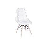 Ficha técnica e caractérísticas do produto Cadeira Eames Eifeel Botone - Branca