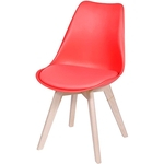 Ficha técnica e caractérísticas do produto Cadeira Eames Eifeel Botone OR-1108– Or Design - Vermelho
