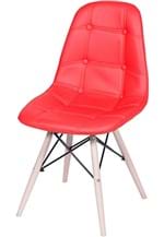 Ficha técnica e caractérísticas do produto Cadeira Eames Eifeel Botone OR Design Vermelho