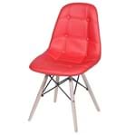 Ficha técnica e caractérísticas do produto Cadeira Eames Eifeel Botone Vermelha - Or Design