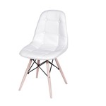 Ficha técnica e caractérísticas do produto Cadeira Eames Eiffel Botonê Branca - Mz4 Design