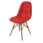 Cadeira Eames DSW Vermelha Vermelha