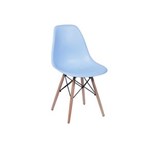 Ficha técnica e caractérísticas do produto Cadeira Eames Eiffel com Pés de Madeira - AZUL DOCE