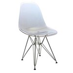 Ficha técnica e caractérísticas do produto Cadeira Eames Eiffel Transparente PC OR Design 1101