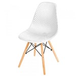 Ficha técnica e caractérísticas do produto Cadeira Eames Furadinha Branca - Or Design