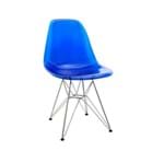 Ficha técnica e caractérísticas do produto Cadeira Eames III Azul - Or Design