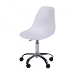 Ficha técnica e caractérísticas do produto Cadeira Eames Rodízio Branco - Or Design