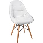 Cadeira Eames Round Polipropilneno Branco - By Haus