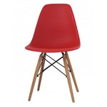 Ficha técnica e caractérísticas do produto Cadeira Eames Vermelha - Deceve-1215