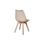 Ficha técnica e caractérísticas do produto Cadeira Eames Wood Leda Design - Nude