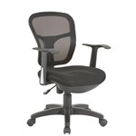 Ficha técnica e caractérísticas do produto Cadeira Eclipse Rodízio Preto - Or Design