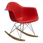 Ficha técnica e caractérísticas do produto Cadeira Eiffel com Braço Balanço Vermelho