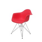 Ficha técnica e caractérísticas do produto Cadeira Eiffel com Braço - Vermelho Carne