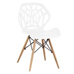 Ficha técnica e caractérísticas do produto Cadeira Design Charles Eames A001 Branca