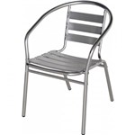 Ficha técnica e caractérísticas do produto Cadeira em Aluminio Poltrona Banqueta Mor