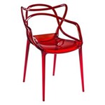 Ficha técnica e caractérísticas do produto Cadeira em Policarbonato Eller - ByHaus - Vermelho
