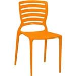 Ficha técnica e caractérísticas do produto Cadeira Encosto Horizontal Vazado Sofia Laranja Tramontina 92237/090