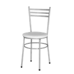 Ficha técnica e caractérísticas do produto Cadeira Epoxi Prata Para Cozinha