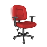 Ficha técnica e caractérísticas do produto Cadeira Ergonômico Vermelho CB 1448 Cadeira Brasil