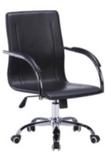 Ficha técnica e caractérísticas do produto Cadeira Escritório Diretor Preta Mk-0900 - Makkon